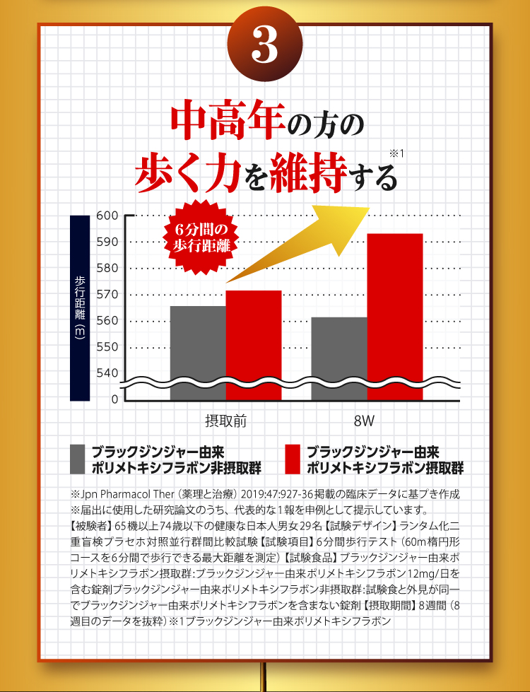中高年の方の歩く力を維持する