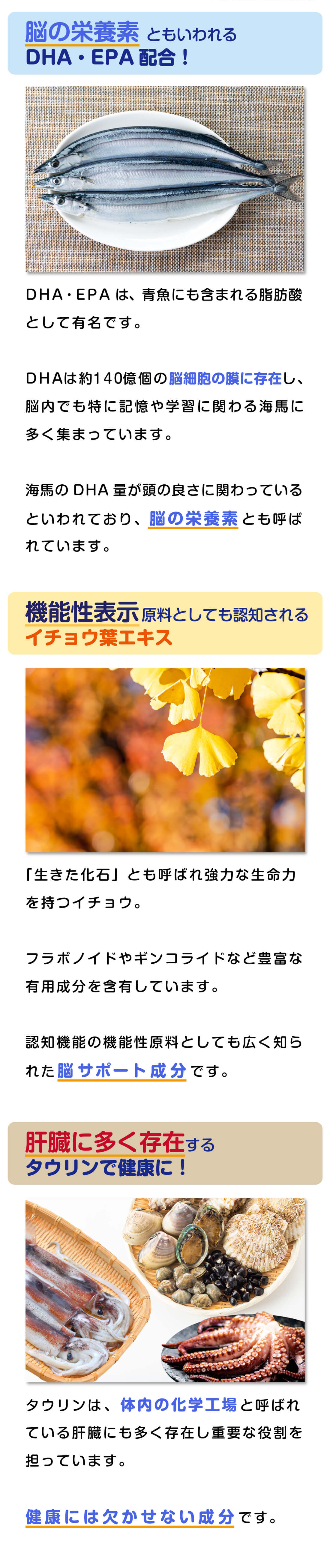 リジェネシア MEMORY　成分説明